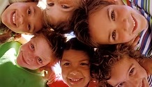 Children smiling together